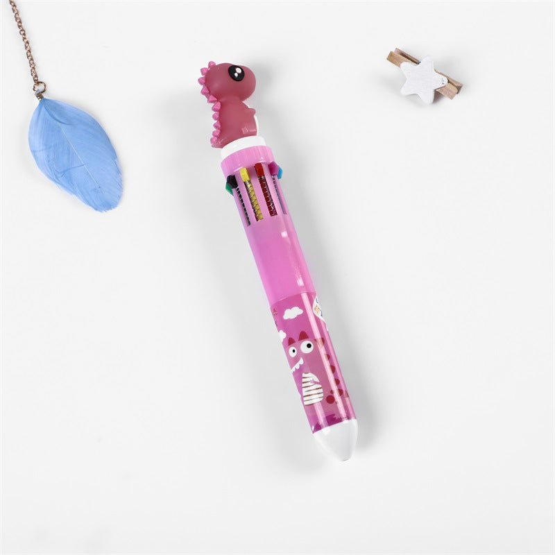 Wholesale Plastic 10-color Ballpoint Pen